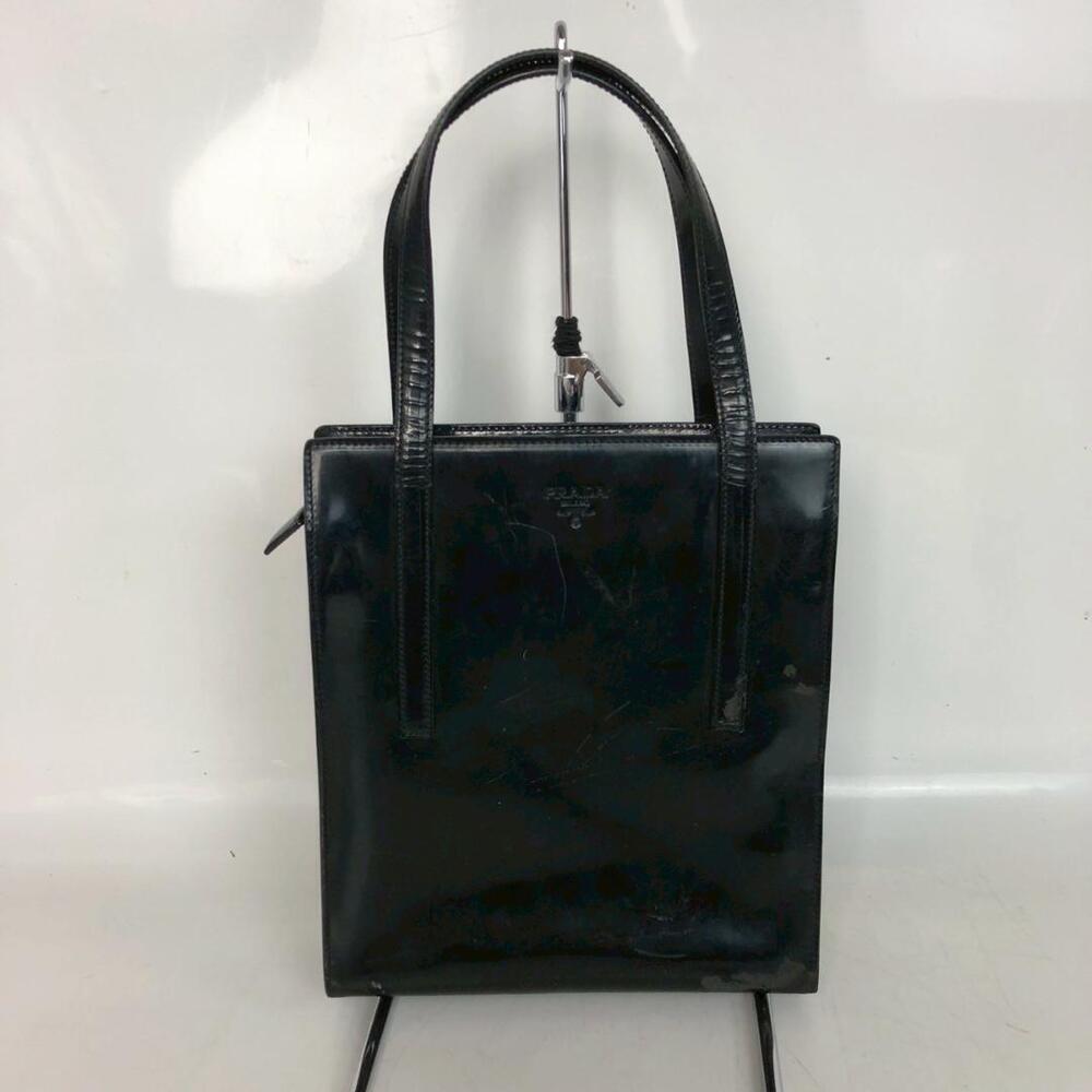 PRADA Patent Vernis leather tote bag designer handbag